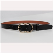 ( black)ins wind occidental style Double buckle belt lady  leisure buckle belt woman Cowboy fashion Dress belt